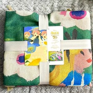 Disney Alice in Wonderland throw by Mary Blair